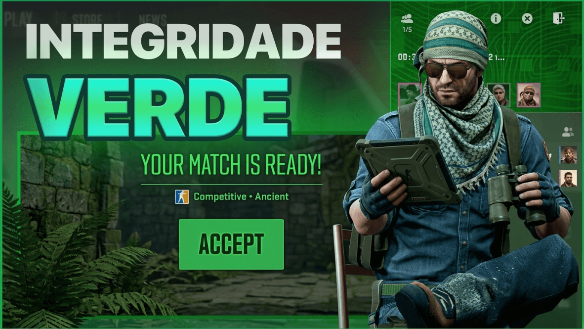 Integridade Vermelha no CS2: Como Subir para Verde e Parar de Cair com Cheater