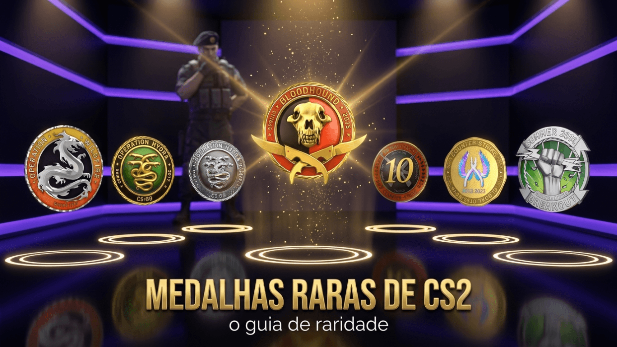 Operações e Medalhas Antigas do CS2: O Guia de Raridade